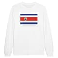 Miniatyrbild 1 av 3: T-shirt med långa ärmar - PIXELFORMA - Costa Ricas flagga - 100% bomull - Långa ärmar - Optimalt komfort