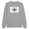 Miniatyrbild 1 av 3: T-shirt med långa ärmar - PIXELFORMA - Mayotte flagga - 100% bomull - Långa ärmar - Optimal komfort