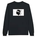 Miniatyrbild 1 av 3: PIXELFORMA långärmad t-shirt - Flag of Corsica - Svart - Klassisk krage
