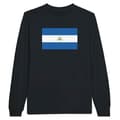 Miniatyrbild 1 av 3: T-shirt med långärmar - PIXELFORMA - Nicaraguas flagga - 100% bomull - Långärmar - Optimal komfort