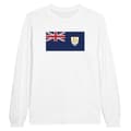 Miniatyrbild 1 av 3: Långärmad T-shirt - PIXELFORMA - Anguillas flagga - 100% bomull - Långa ärmar - Optimal komfort