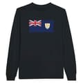 Miniatyrbild 1 av 3: Långärmad T-shirt - PIXELFORMA - Anguillas flagga - 100% bomull - Långa ärmar - Optimal komfort