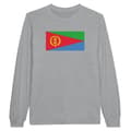 Miniatyrbild 1 av 3: T-shirt med långa ärmar - PIXELFORMA - Eritreas flagga - 100% bomull - Långa ärmar - Optimal komfort