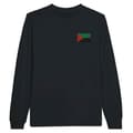 Miniatyrbild 1 av 3: T-shirt med långa ärmar - PIXELFORMA - Martinique flagga - Svart - Regular - Vuxen