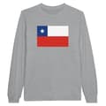 Miniatyrbild 1 av 3: Långärmad t-shirt - PIXELFORMA - Chiles flagga - 100 % bomull - Långa ärmar - Optimal komfort