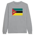 Miniatyrbild 1 av 3: T-shirt med långa ärmar - PIXELFORMA - Mozambiques flagga - 100% bomull - Långa ärmar - Optimal komfort