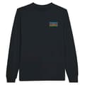 Miniatyrbild 1 av 3: Långärmad T-shirt - PIXELFORMA - Azerbajdzjans flagga - Svart - Regular fit - Bekväm