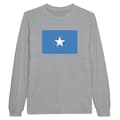Miniatyrbild 1 av 3: T-shirt med lång ärm - PIXELFORMA - Somalias flagga - 100% bomull - Lång ärm - Optimal komfort