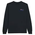 Miniatyrbild 1 av 3: T-shirt med långa ärmar - PIXELFORMA - Cooköarnas flagga - Svart - Regular passform - Klassisk krage