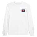 Miniatyrbild 1 av 3: T-shirt med långa ärmar - PIXELFORMA - Kambodjas flagga - 100% bomull - Långa ärmar - Optimal komfort