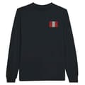 Miniatyrbild 1 av 3: Långärmad T-shirt - PIXELFORMA - Peruanska flaggan - 100% bomull - Långa ärmar - Optimal komfort