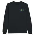 Miniatyrbild 1 av 3: Långärmad t-shirt - PIXELFORMA - Sveriges flagga - 100% bomull - Långa ärmar - Optimal komfort