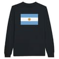 Miniatyrbild 1 av 3: T-shirt med lång ärm - PIXELFORMA - Argentinas flagga - 100% bomull - Långa ärmar - Optimal komfort