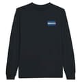 Miniatyrbild 1 av 3: T-shirt med långa ärmar - PIXELFORMA - Nicaragua flagga - Svart - 100% bomull - Regular