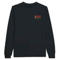 Miniatyrbild 1 av 3: T-shirt med långa ärmar - PIXELFORMA - Belarus flagga - Svart - Klassisk krage - Bekväm