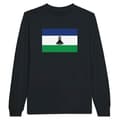 Miniatyrbild 1 av 3: Långärmad T-shirt - PIXELFORMA - Lesothos flagga - 100% bomull - Långärmad - Unisex
