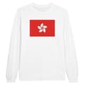 Miniatyrbild 1 av 3: Långärmad T-shirt - PIXELFORMA - Hongkongs flagga - 100% bomull - Långärmade - Regular fit