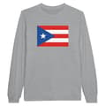 Miniatyrbild 1 av 3: Långärmad t-shirt - PIXELFORMA - Puerto Ricos flagga - 100 % bomull - Långa ärmar - Optimal komfort