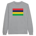 Miniatyrbild 1 av 3: Långärmad t-shirt - PIXELFORMA - Flag of Mauritius - 100 % bomull - Långa ärmar - Optimal komfort