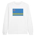 Miniatyrbild 1 av 3: T-shirt med långa ärmar - PIXELFORMA - Aruba-flaggan - 100% bomull - Långa ärmar - Klassisk passform