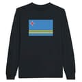 Miniatyrbild 1 av 3: Långärmad t-shirt - PIXELFORMA - Aruba Flag - 100 % bomull - Långa ärmar - Optimal komfort