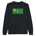 Miniatyrbild 1 av 3: Långärmad t-shirt - PIXELFORMA - Kokosöarnas flagga - 100 % bomull - Långa ärmar - Optimal komfort