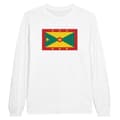 Miniatyrbild 1 av 3: Långärmad t-shirt - PIXELFORMA - Grenadas flagga - 100% bomull - Långa ärmar - Optimal komfort
