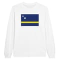 Miniatyrbild 1 av 3: T-shirt med långa ärmar - PIXELFORMA - Curaçaos flagga - 100% bomull - Långa ärmar - Klassisk passform