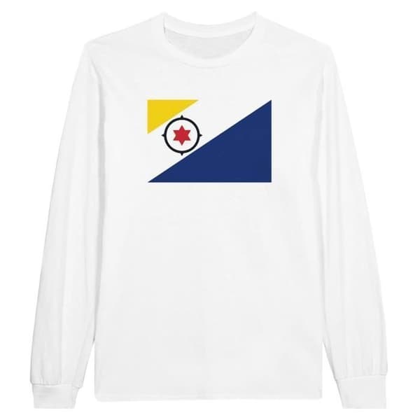 Långärmad t-shirt - PIXELFORMA - Nederländernas flagga - 100 % bomull - Optimal komfort - Långa ärmar