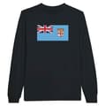 Miniatyrbild 1 av 3: T-shirt med långa ärmar - PIXELFORMA - Fiji-flagga - 100% bomull - Långa ärmar - Optimal komfort