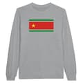 Miniatyrbild 1 av 3: T-shirt med långa ärmar - PIXELFORMA - Guadeloupes flagga - 100% bomull - Grå - Unisex