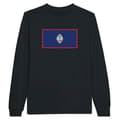 Miniatyrbild 1 av 3: Långärmad t-shirt - PIXELFORMA - Guamflagga - 100% bomull - Långa ärmar - Optimal komfort