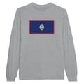Miniatyrbild 1 av 3: Långärmad t-shirt - PIXELFORMA - Guamflagga - 100% bomull - Långa ärmar - Optimal komfort