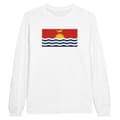 Miniatyrbild 1 av 3: T-shirt med långa ärmar - PIXELFORMA - Kiribati-flagg - 100% bomull - Långa ärmar - Regular fit