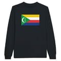 Miniatyrbild 1 av 3: Långärmad t-shirt - PIXELFORMA - Komorernas flagga - 100 % bomull - Långa ärmar - Normal passform
