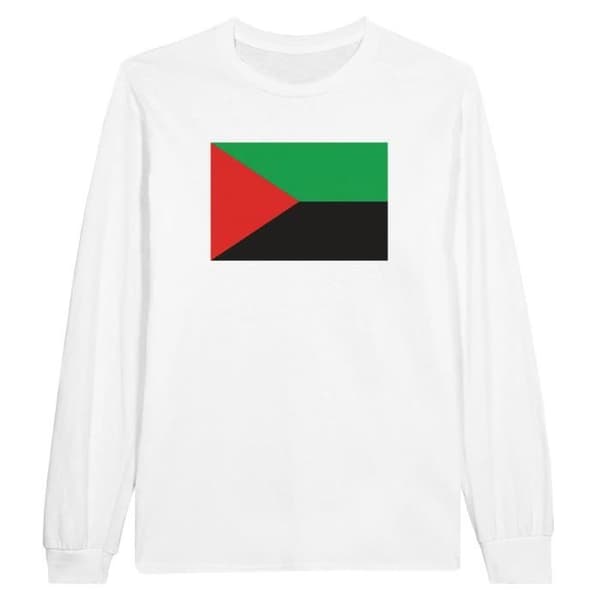 Martinique Flag Långärmad T-shirt i Vit