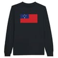 Miniatyrbild 1 av 3: Långärmad t-shirt - PIXELFORMA - Flag of Samoa - 100 % bomull - Långa ärmar - Optimal komfort