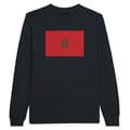 Miniatyrbild 1 av 3: Långärmad t-shirt - PIXELFORMA - Marockos flagga - 100 % bomull - Långa ärmar - Optimal komfort