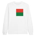 Miniatyrbild 1 av 3: Långärmad t-shirt - PIXELFORMA - Madagaskars flagga - 100 % bomull - Långa ärmar - Optimal komfort