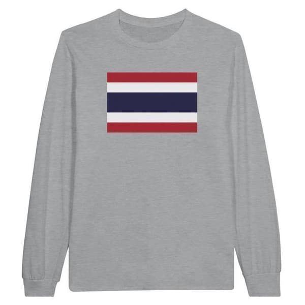 Långärmad t-shirt - PIXELFORMA - Yemens flagga - 100 % bomull - Långa ärmar - Optimal komfort