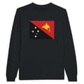 Miniatyrbild 1 av 3: Papua Nya Guineas flagga långärmad T-shirt i svart