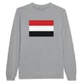Miniatyrbild 1 av 3: Långärmad t-shirt - PIXELFORMA - Kenya Flagga - Grå - Vanlig - Vuxen