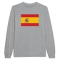 Miniatyrbild 1 av 3: Långärmad T-shirt - PIXELFORMA - Thailands flagga - Grå - 100% bomull - Regular