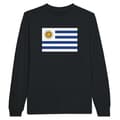 Miniatyrbild 1 av 3: Långärmad T-shirt - PIXELFORMA - Uruguays flagga - 100% bomull - Långa ärmar - Optimal komfort