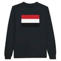 Miniatyrbild 1 av 3: Långärmad t-shirt - PIXELFORMA - Kenya Flagga - Svart - Vanlig - Vuxen