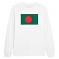 Miniatyrbild 1 av 3: T-shirt med långa ärmar - PIXELFORMA - Bangladeshs flagga - 100% bomull - Långa ärmar - Normal passform