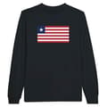 Miniatyrbild 1 av 3: Långärmad t-shirt - PIXELFORMA - Flag of Liberia - 100 % bomull - Långa ärmar - Normal passform