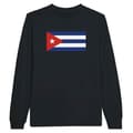 Miniatyrbild 1 av 3: Långärmad t-shirt - PIXELFORMA - Kubas flagga - 100% bomull - Långa ärmar - Optimal komfort