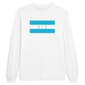 Miniatyrbild 1 av 3: T-shirt med långärmar - PIXELFORMA - Honduras flagga - 100% bomull - Långärmad - Klassisk passform