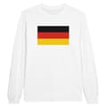 Miniatyrbild 1 av 3: T-shirt med långa ärmar - PIXELFORMA - Tysklands flagga - 100% bomull - Långa ärmar - Klassisk passform